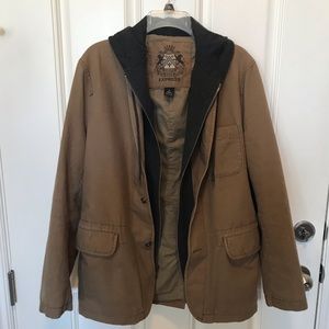 Express Canvas Hooded Jacket